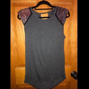 GUESS Top with Blinged our Shoulders